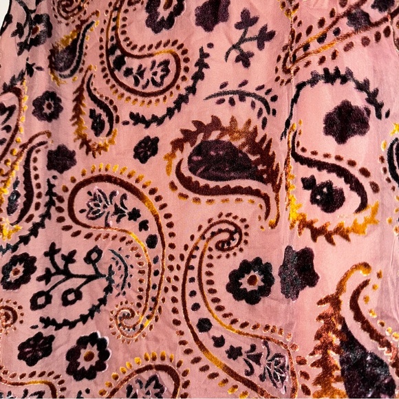 Japna Paisley Mini Dress in Brown and Black - Picture 2 of 3